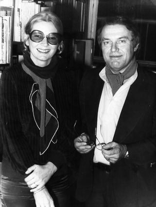 1975 – Jelena Mašínová mit Pavel Kohout noch in der Wohnung auf der Prager Burg.